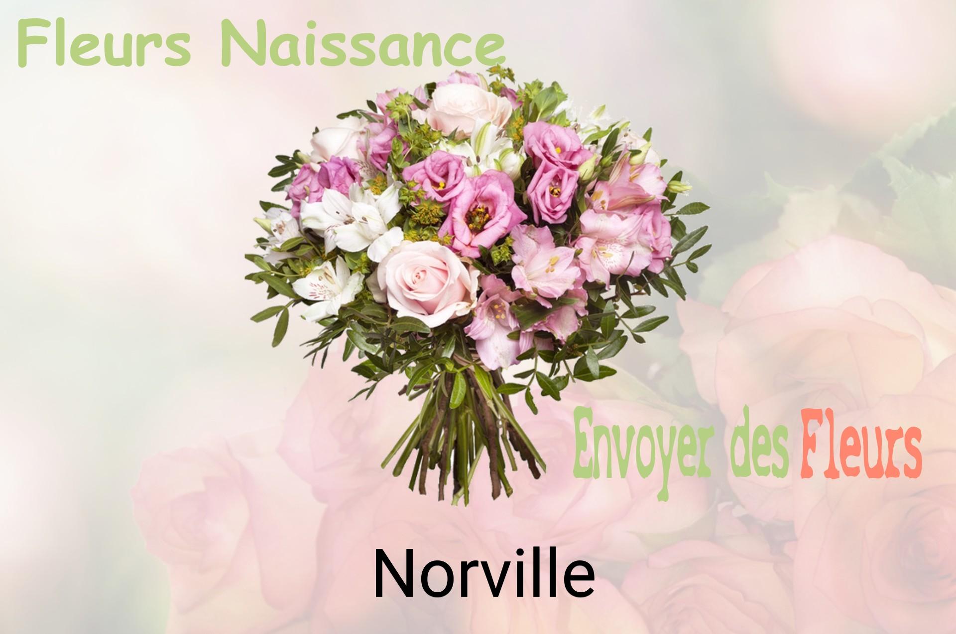 Bouquet de fleurs de naissance livré à Norville